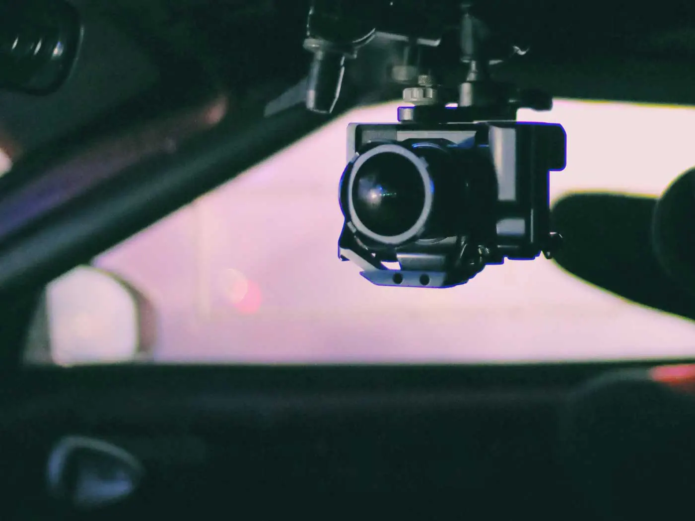 Windshield-mounted ADAS camera used for vehicle safety features