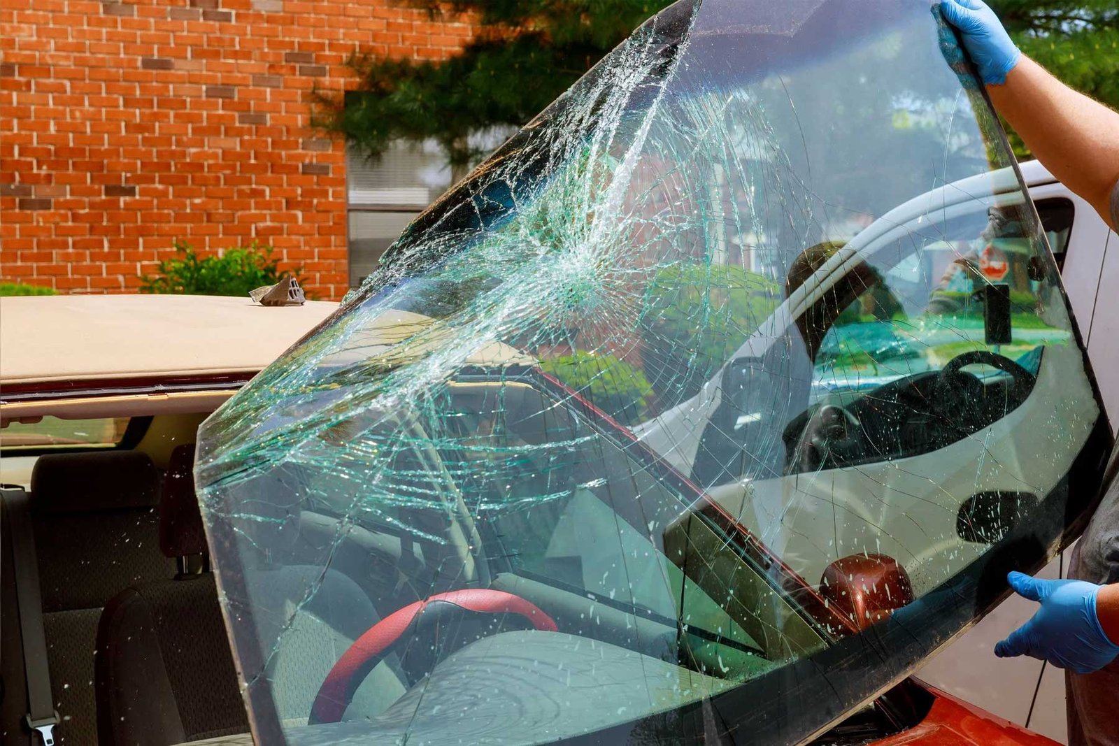 Rapid Glass Repair technician providing mobile windshield replacement